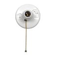 Westgate Westgate MS507CW-UL Porcelain Receptacle Ceiling Lamp Holders Bakelite Receptacle With Pull-Up Chain MS507CW-UL